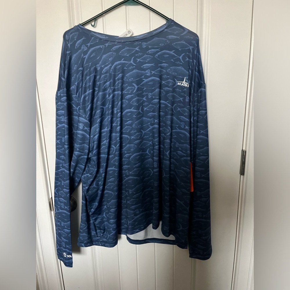 Habit Mens long sleeve fishing shirt XXL NWT